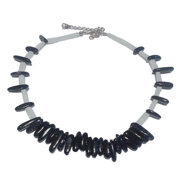 Broken Stone And Jasper Necklace
